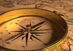 Compass with Map