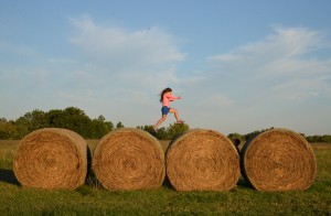 Jumping Hay Bales